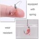thumbnail image 4 of 30 Pcs Twist Lock Fishing Hooks High Steel Spring fishing hooks Barbed Swivel Fishing Hooks for Saltwater, Freshwater Fishing, 4 of 5