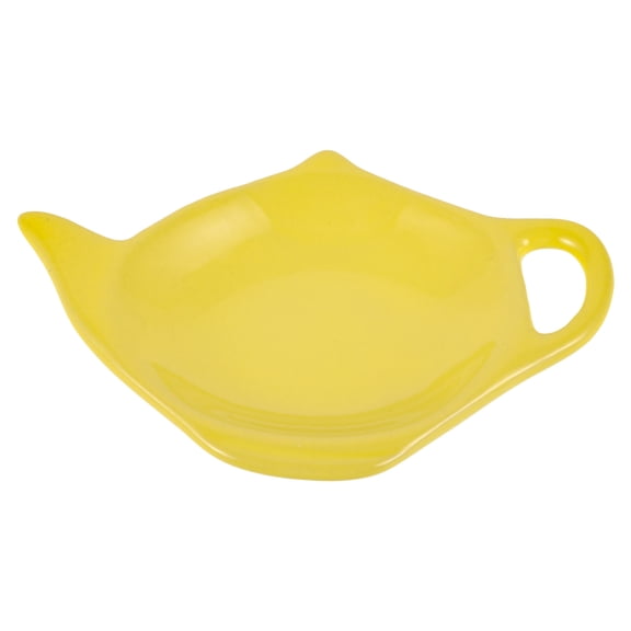 GAXIRE Ceramic Teapot Shaped Tea Bag Coaster 1Pack 4.7x3.4x0.8In