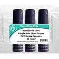 thumbnail image 2 of Home Brew Ohio Purple With Silver Grapes PVC Shrink Capsules 30 count, 2 of 4