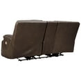 thumbnail image 4 of Power Recliner Loveseat with Storage Console, Walnut Brown, 4 of 5