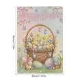 thumbnail image 3 of ddioayh Garden Flag Easter Bunny Egg Printed Outdoor Holiday Decoration Weather Resistant Standard Size For Yard Patio Entryway, 3 of 6
