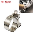 thumbnail image 4 of BFY 1pc Exhaust Pipe Muffler Clamp Stainless Steel For vehicles With 40-43mm Exhaust Pipe, 4 of 5