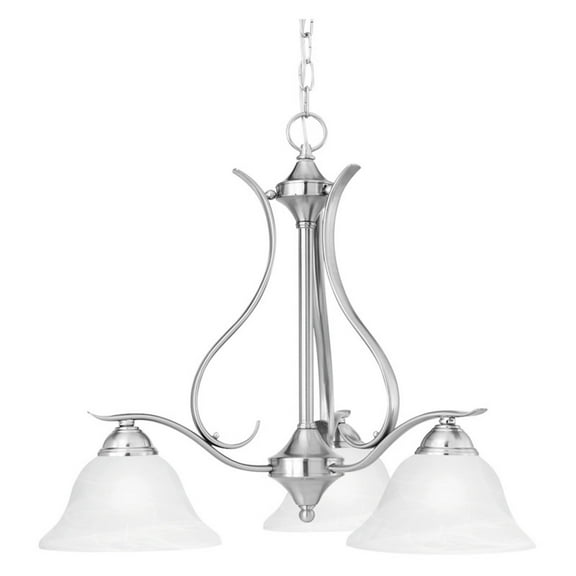 Elk Home 26-Inch Wide Prestige Chandelier, Traditional, Brushed Nickel