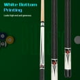 thumbnail image 5 of Bisofice Billiard Cue Stick for Black Eight Pool, 9 Ball Design, 147cm Double Section Maple Sticks, 5 of 7