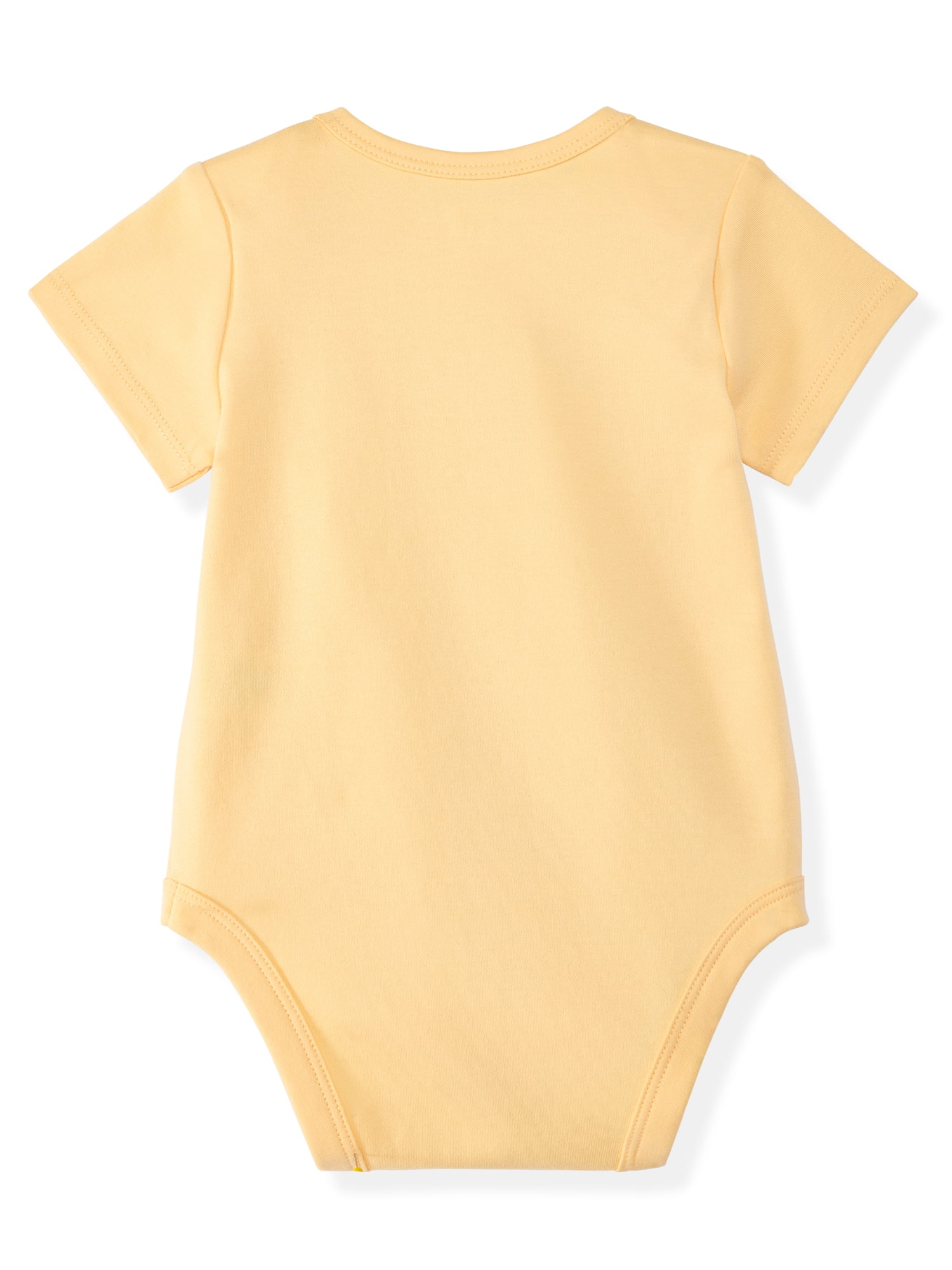 Garanimals Newborn & Baby Girl Cotton Lap-Shoulder Short-Sleeve Bodysuit, Sizes 0–24M