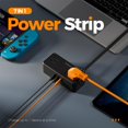 thumbnail image 3 of Protector contra sobretensiones Power Strip TESSAN de 10 pies con 4 tomas de corriente alterna y 3 USB, 3 of 8