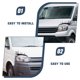thumbnail image 3 of BRIGHTFUFU 1Par Sticker Para Faros De Auto Con Pestañas Negras De Pet Resistente A Intemperie, 3 of 8