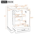 thumbnail image 4 of 24-Inch Bathroom Vanity with Ceramic Sink, Adjustable Shelving and Smooth Drawers, 4 of 7