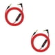 thumbnail image 1 of Cable de auriculares Kearding macho a macho de 3,5mm con micrófono incorporado rojo 2Conjunto, 1 of 6