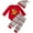 3PCS HO HO HO, variant on WIBACKER 3-24M Christmas Newborn Infant Baby Boys Outfits Cotton Romper Bodysuit Pants Hat Set Toddler Girl Fall Winter Clothes