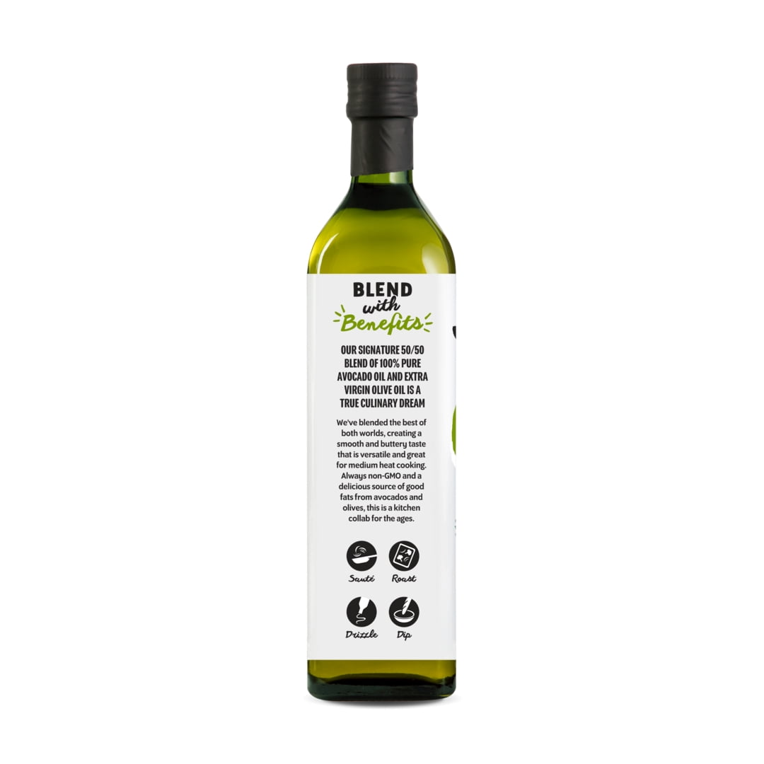 Chosen Foods Extra Virgin Olive Oil/Avocado Oil 50-50 Blend 750ml