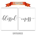 thumbnail image 5 of Blessed Mess, Set of 2 Prints, Minimalist Art, Typography Art, Bedroom Wall Decor, 5 of 5
