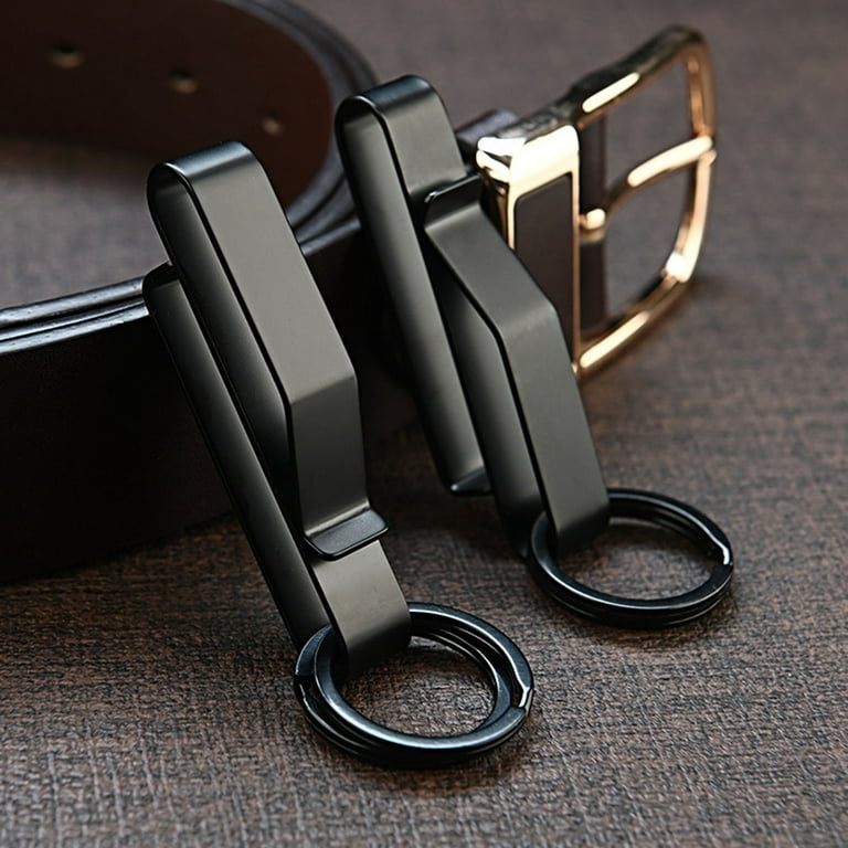 Dual key chain with belt clip