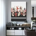 thumbnail image 4 of Susaid Starfishes Shells Pattern Vertical Canvas Wall Decor 12x16in - Waterproof with Wood Frame & Damage-Free Hanging Kit, 4 of 8
