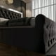 thumbnail image 4 of Headboard with Mirror Crystal Luxury Double Queen King Ottoman Gas Lift Velvet Fabric Upholstered Bedroom Furniture My Lux Decor Round, 4 of 6