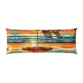 thumbnail image 2 of Body Pillow Cover Beach Umbrella Sunset Body Pillow Cases With Zipper Soft Breathable Smooth Skin Friendly Long Pillow Case 20 X 5 Inches 1 Pcs, 2 of 3