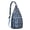 Sky-blue-24, variant on Tribal Print Sling Bag - Waterproof Tear-resistant Vintage Inspired Shoulder Bag with Boho Ethnic Patterns