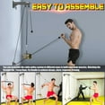 thumbnail image 3 of KORIKAHM Fitness Wall Mount Pulley System, Weight Cable Pulley System for Gym, Lat Pull Down and Low Row Cable Machine, Cable Station Equipment, 3 of 8