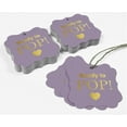 thumbnail image 5 of Inkdotpot Real Gold Foil Ready To Pop Baby Shower Tags Favor Bracket Shape Hang Pack Of 100 Paper Tags, 5 of 7