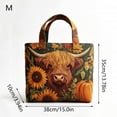 thumbnail image 4 of Cow Quilted Tote Bag Travel Handbag Ideal For Going To The Market And Doing Business And Traveling Or Leisure, 4 of 7