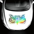 thumbnail image 1 of GFDYREE Owl Car Decals, Practical Laser Owl Car Hood Sticker, Self-Adhesive Vinyl Graphics Decals for Car/Truck, Universal Car Hood Body Side Rear Window Stickers(29.5"x19.7"), 1 of 7