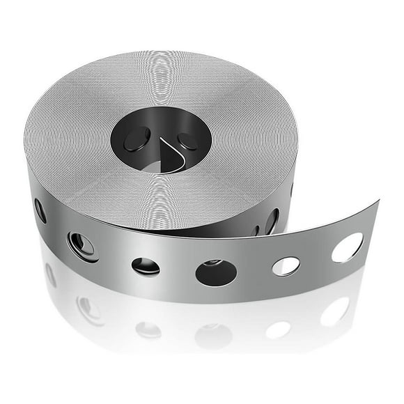 Metal Strapping With Holes 24 Gauge Pipe Strap 3/4-inch X 32-feet, Galvanized Pipe Hanger Straps For Pipe Supports