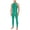 Green, variant on Glossy Jumpsuit for Men Zipper Front Quick Drying Nylon Tight Active Base Layers Underwear Tracksuits White M