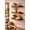 Color 3, variant on Floating Live Edge Oak Shelf - Live Edge Floating Shelf for Home Office Handcrafted Solid Wood Floating Shelf - Natural Wood Shelf