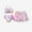 Rainbow, variant on Barbie Toddler Girls Swimsuit Set Holographic Barbie Letter Print Graphic Ruffle Peplum Tankini Top Swim Bottoms 2 Piece Tankini Swimwear Sizes 2Y