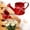 Red, variant on Watering Can for Indoor Plants, 35 oz/1000 ml Metal Stainless Steel Pot with Long Spout for House Bonsai Outdoor Garden Flower Decorative,White