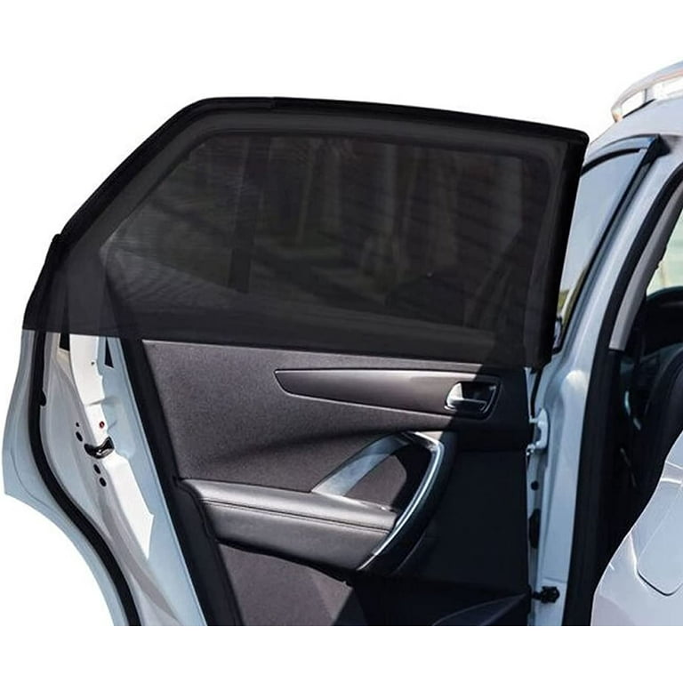 4Pcs Car Window Sun Shades, EEEkit Breathable Mesh Car Front Rear Window  Sun Visor Shades with UV Protection 