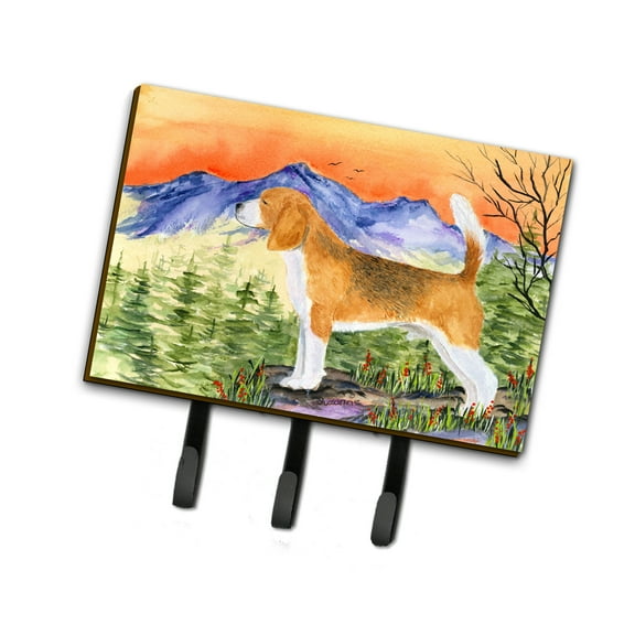 Carolines Treasures SS8615TH68 Beagle Leash Holder or Key Hook, Large, Multicolor
