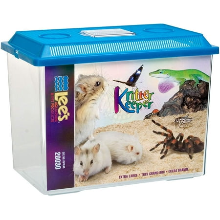 Lee's Kritter Keeper, X-Large Rectangle w/Lid(Assorted colors), Rectangular Kritter Keepers have self-locking lids with hinged viewer/ feeder windows By (Best Vnc Viewer For Windows)