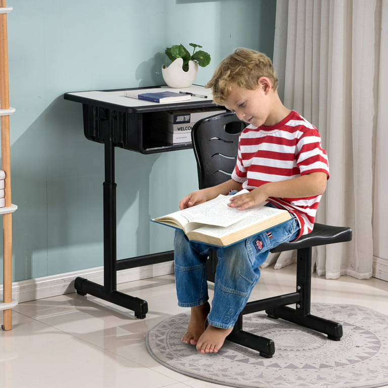 Children Desk Kids Study Child School Adjustable Height Student