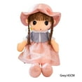 thumbnail image 2 of Vogacara Muñecos de peluche, juguete de peluche, muñeco de trapo de boda, modelo de chica sudor, juguete de dibujos animados transpirable, buena Muñecas y casas de muñecas Gris 45cm Vogacara FN011452-03, 2 of 6