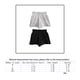 thumbnail image 3 of Pantalones cortos Sonducket de Mujer color sólido cintura alta Verano Blanco L, 3 of 6