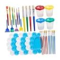 thumbnail image 3 of Pinceles para niños, pinceles para pintar, manualidades, varios tamaños, regalos para adultos, estudiantes, recipientes, vasos de pintura fáciles de, 3 of 8