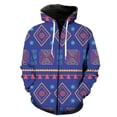thumbnail image 1 of Sudadera con capucha y cremallera para hombre, diseño de mapa de tribus primitivas étnicas, con estampado 3D, informal, con capucha, divertida, unisex, de manga larga, 1 of 6