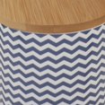 thumbnail image 4 of Design Imports CAMZ14110 Ceramic Treat Canister, French Blue Chevron, 4 of 4