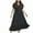 Black, variant on Taqqpue Plus Size Dresses for Curvy Women V Neck Short Sleeve Long Maxi Dress Ruffle Wrap A-Line Flowy Summer Casual Wedding Guest Dresses L-5XL