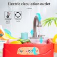 thumbnail image 5 of Fregadero De Cocina Juguetes Lavavajillas Eléctrico Para Niños A Batería Corriente Sistema De Ciclo De Agua Automático Casa De Juegos Juegos De Rol De Simulación Juguetes Para Niños Niñas Speravity FN003441-01, 5 of 5