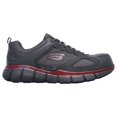 thumbnail image 1 of SKECHERS WORK Men's Telfin Composite Toe Work Shoe Charcoal/Red - 77132-CCRD, 1 of 4
