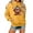 C-Yellow409, variant on DHFJKG Hoodie Women Cow Print Cute Hooded Sweatshirt Fall Long Sleeve Drawstring Pullover Tops With Pocket