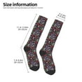 thumbnail image 2 of Naloa Snakes And Snake Fruit Thigh High Socks Extra Long Stretchy Sock Women Over Knee High Opaque Stocking Daily Wear, 2 of 6