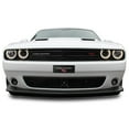 thumbnail image 4 of Dodge Challenger R/T 3D Logo 12" x 4.25" European Look Black Half-Size Stainless Steel License Plate, 4 of 5