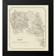 thumbnail image 2 of Campbell 15x16 Black Modern Framed Museum Art Print Titled - Charlotte County Virginia - Campbell 1864, 2 of 5