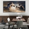 thumbnail image 3 of Pulgadas Tres Caballos Corriendo Pintura Al Óleo Decoración Del Hogar Lienzo Mural Lienzo Pintura Arte De La Pared Imagen Para La Sala De Estar Decoración Del Hogar 40 * 80 Cm / 5.72 * 31.44 Cateissary HA018162-00, 3 of 7