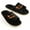 Black, variant on JeashCHAT Halloween Pumpkin Lantern Fuzzy Slippers Soft Plush Cozy Open Toe Slides Indoor Outdoor Slippers Memory Foam House Bedroom Slippers