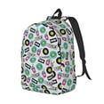 thumbnail image 4 of Geaub american musical durable canvas backpack: stylish, lightweight, and spacious with adjustable straps, 4 of 7