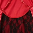 thumbnail image 6 of ylioge Womens Backless Nightgowns Lace Splice Silk Satin Sleepshirts Ladies Lightweight Solid Color Comfort Homewear Mini Dresses, 6 of 6